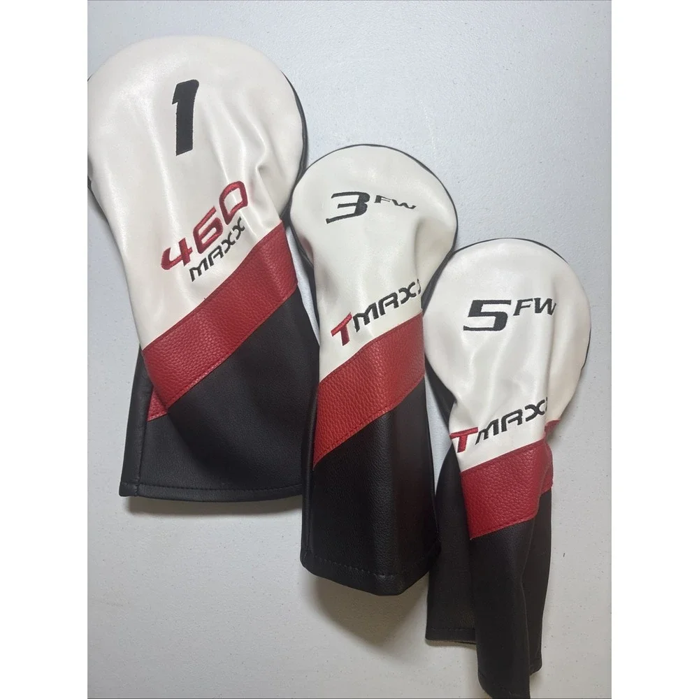 New Tour Maxx Golf Headcover Group Lot of 3 Driver Fairway 3 & 5 Free Shipping